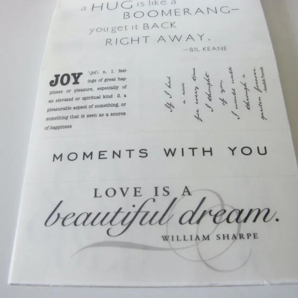 Scrapbooking Sticker Bundle For Paper Crafts Wedding Love - Picture 4 of 16